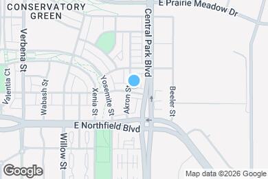 Map image of the property - 9025 E 49th Pl