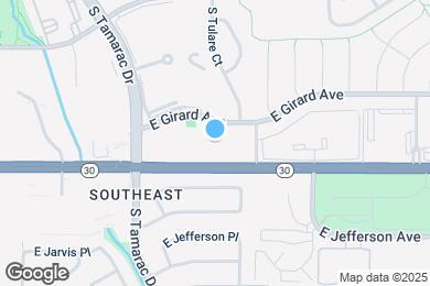 Map image of the property - 8060 E Girard Ave
