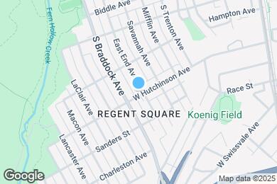 Map image of the property - 1046 E End Ave