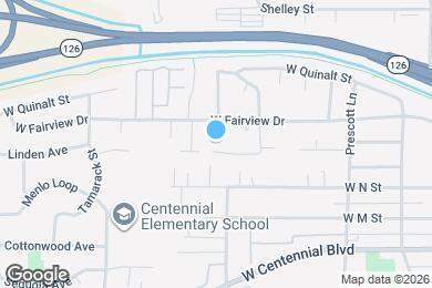 Map image of the property - 956 W Olympic St