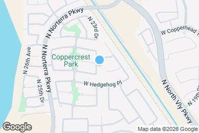 Map image of the property - 27709 N 23rd Dr