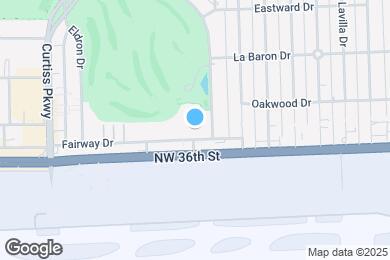 Map image of the property - Furnished Studio-Miami - Airport - Miami Springs