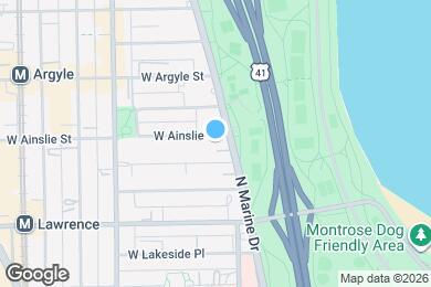 Map image of the property - 4880 N Marine Dr