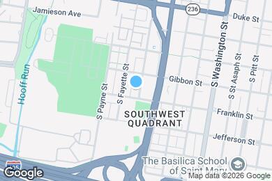 Map image of the property - 627 S Henry St