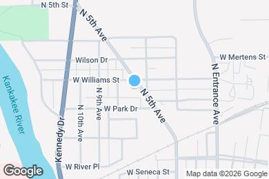 Map image of the property - 751 N 5th Ave