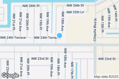 Map image of the property - 1812 NW 24th Terrace