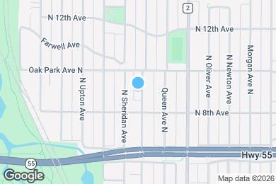 Map image of the property - 825 Russell Ave N