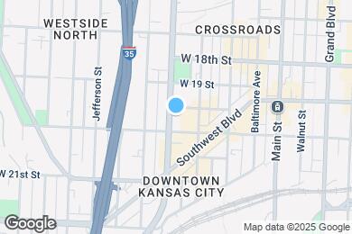 Map image of the property - Lux: Wonderland in Crossroads / Katz on Main