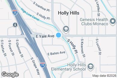 Map image of the property - 2700 S Holly St
