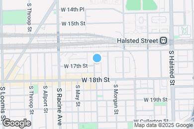 Map image of the property - 1627 S Carpenter St