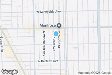 Map image of the property - 4325 N Wolcott Ave