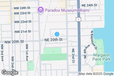 Map image of the property - 119 NE 20th St