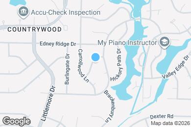 Map image of the property - 2236 Oak Hollow Ln
