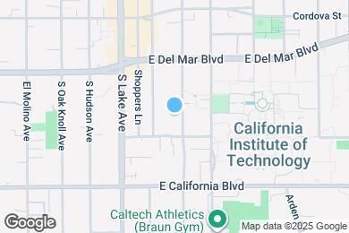 Map image of the property - 439 S Catalina Ave