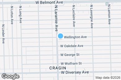 Map image of the property - 5149 W Wellington Ave