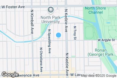 Map image of the property - 5003 N Sawyer Ave