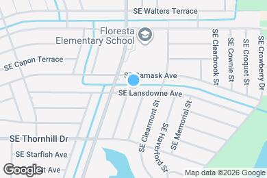 Map image of the property - 833 SE Lansdowne Ave