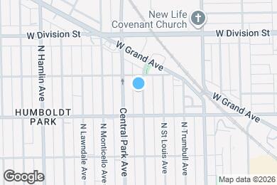 Map image of the property - 1034 N Drake Ave