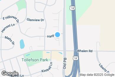 Map image of the property - Harper Court Townhomes