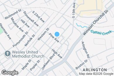 Map image of the property - 807 Pine Ave