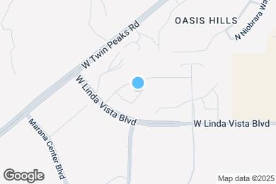 Map image of the property - 9683 N Rancho Lozano