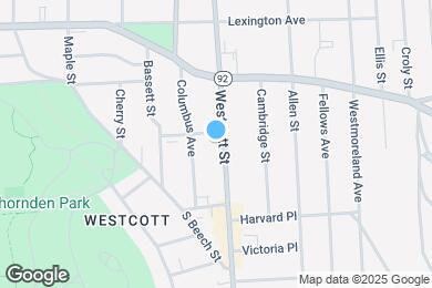 Map image of the property - 410 Westcott St