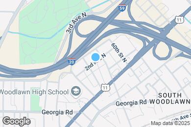 Map image of the property - 5811 2nd Ave N