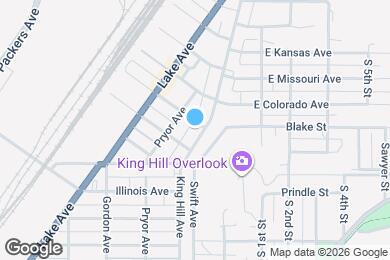 Map image of the property - 5206 King Hill Ave