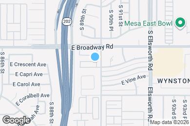 Map image of the property - 8953 E Capri Ave