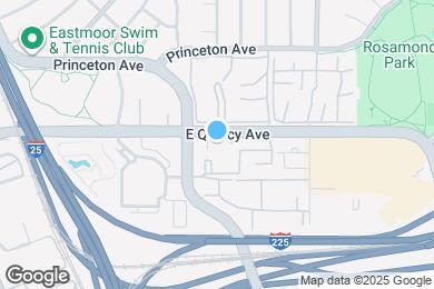 Map image of the property - 7420 E Quincy Ave
