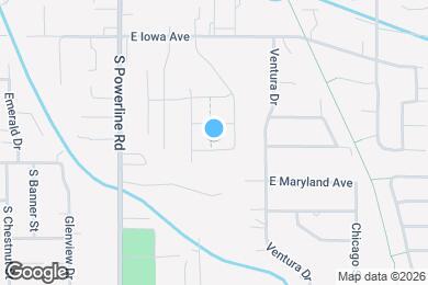 Map image of the property - 1806 E Eddington St