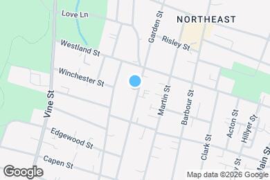 Map image of the property - 703 Garden St