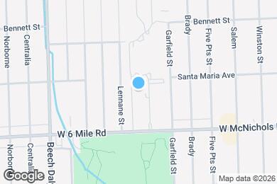 Map image of the property - The Village of Redford-Independent Living 55+