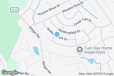 Map image of the property - 12808 Walking Stick Dr
