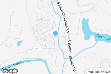 Map image of the property - 490 S Barnett Shoals Rd