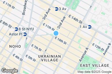Map image of the property - 160 2nd Ave