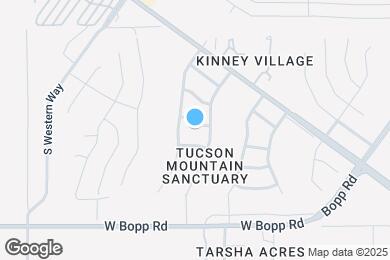 Map image of the property - 5861 W Agave Bloom Ln