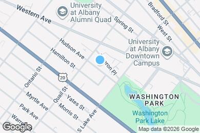 Map image of the property - 423 Hudson Ave