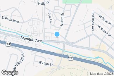 Map image of the property - 3602 1/2 West Colorado Avenue