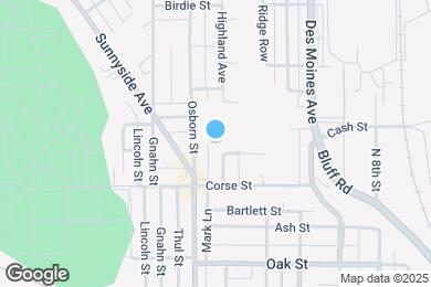 Map image of the property - 1841 1/2 Highland Ave