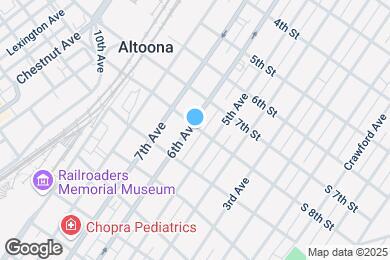 Map image of the property - 801 6th Ave