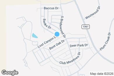 Map image of the property - 6807 Lost Canyon Dr