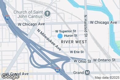 Map image of the property - 939 W Huron St