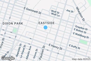 Map image of the property - 742 E Park Ave