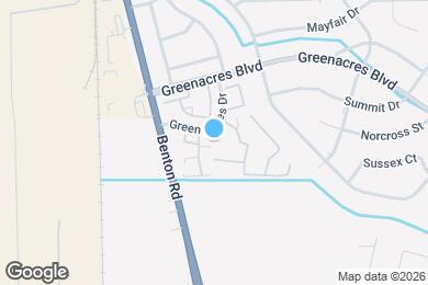 Map image of the property - 3636 Greenacres Blvd