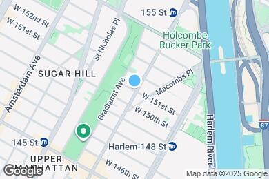 Map image of the property - 301 W 151st St