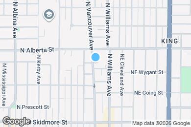 Map image of the property - 4383 N Vancouver Ave