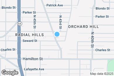 Map image of the property - 1607 Military Ave