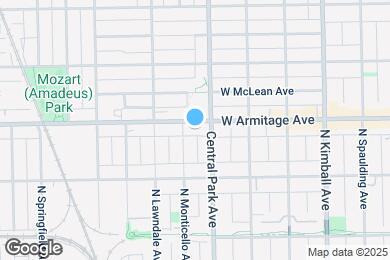 Map image of the property - 3617 W Armitage Ave