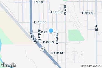 Map image of the property - 1208 Grand Ave